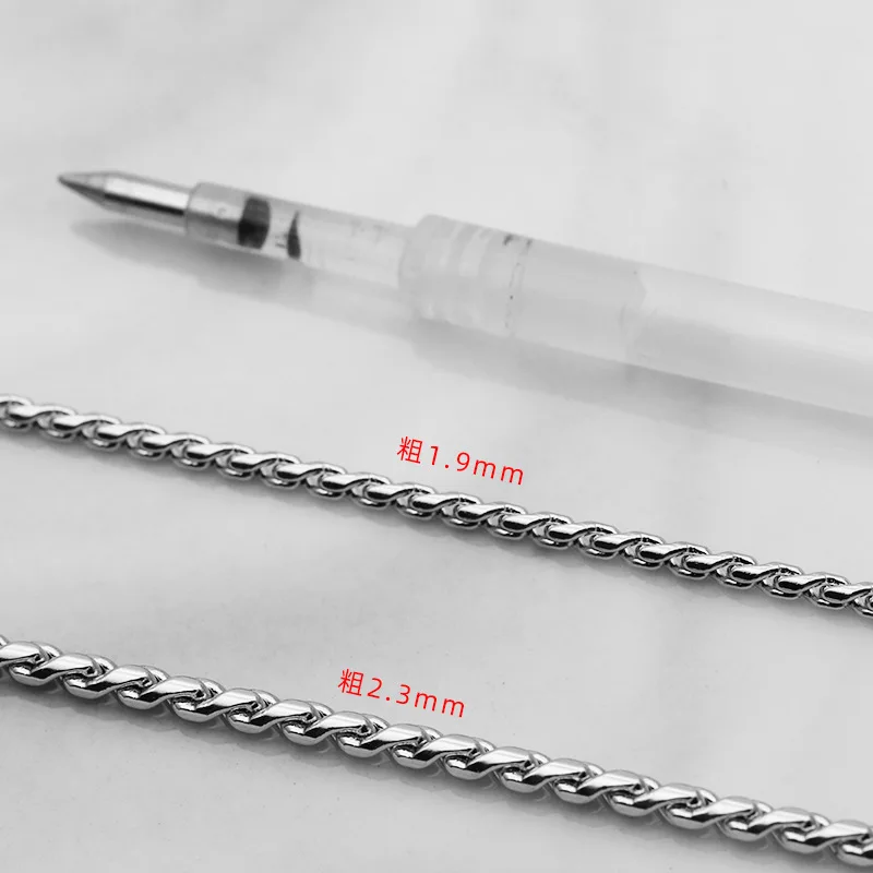 Fashion Stainless Steel S-shaped Chain Titanium Steel Necklace Men\'s New Jewelry Gift Hot Sale