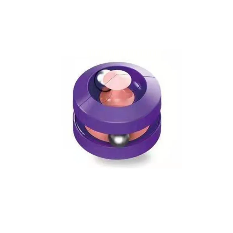 Cube de décompression anti-Stress, jouets tendance pour enfants, boule de piste, haut rotatif, Fidget, cadeau de bureau, Spinner pour adultes