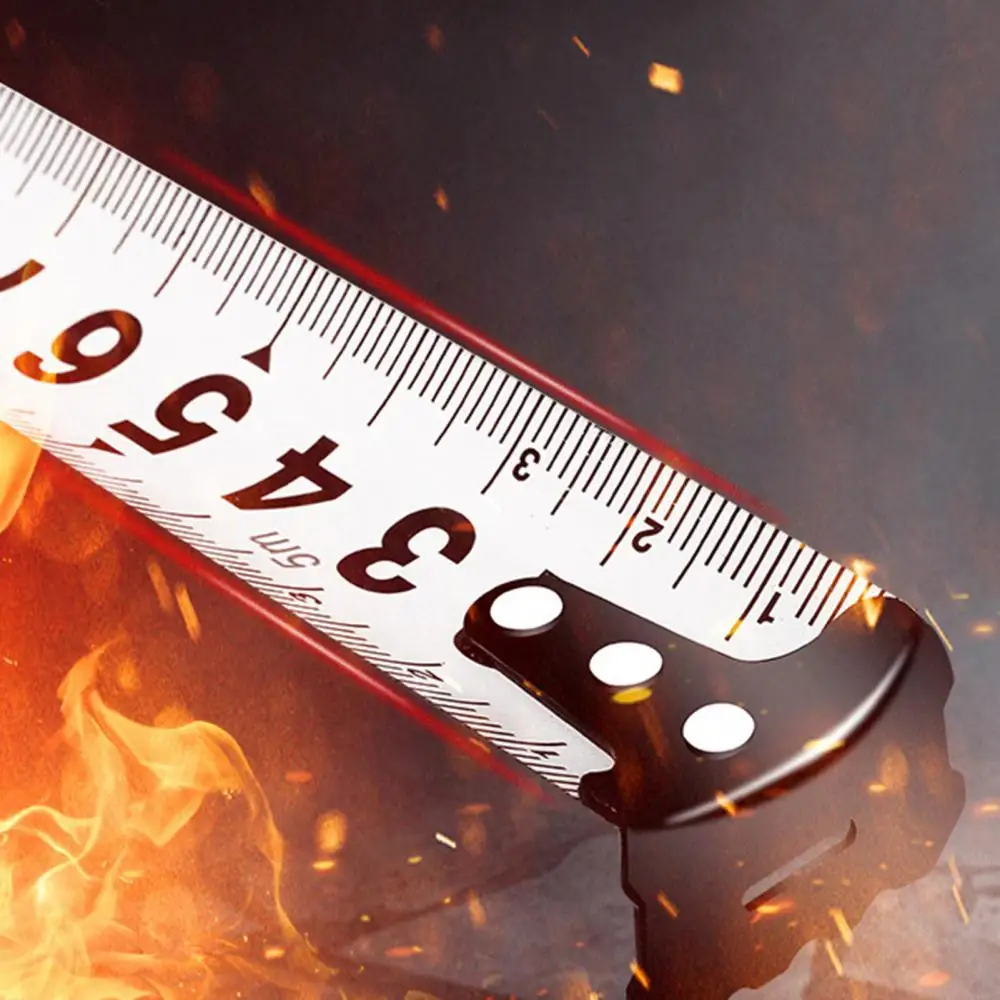 Woodworking Ruler Band Tape Portable Self-locking 3.0M/5M Practical Measuring Ruler Machining