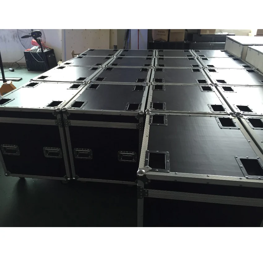 P6 P3 die casting aluminum Flight Case,576mmX576mm aluminium die casting cabinet, P3 and P6 Flight Case, 1 Pack 6 flight case