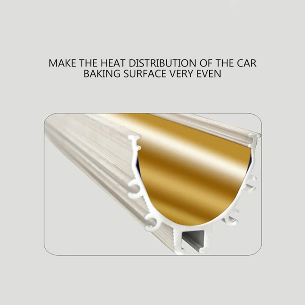 Lámparas infrarrojas para pintura de carrocería de coche, lámpara de curado de pintura de mano para hornear automotriz, lámpara de iluminación de calefacción de mano