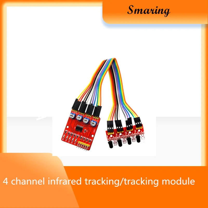 Official Smarian 4-Way Infrared Tracking/Tracking Module/Patrol Module / 4-Way Obstacle Avoidance/Car/Robot Sensor