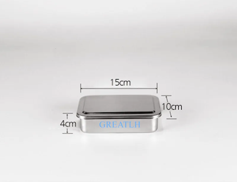 304 thick Stainless steel  Sterilization tray box  square plate without hole cover  surgical instruments