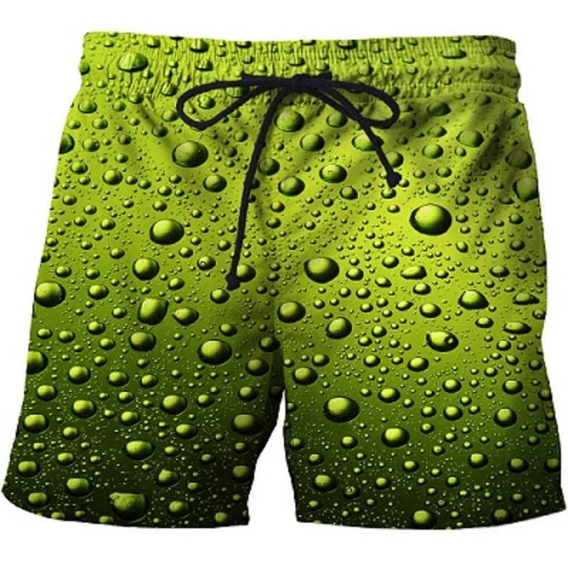 2021 summer beer 3D printing casual beach shorts men's resort shorts fashionable sports men's Sports pants Casual shorts NEW