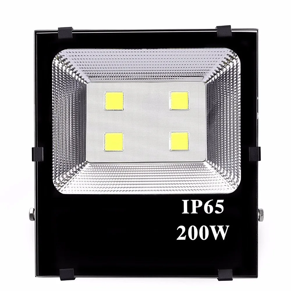 4PCS New Ip65 LED Spotlight Ac 110v 220v Floodlight Waterproof Outdoor Garden Lamp 200W Surper Bright Spotlights Tree Lights