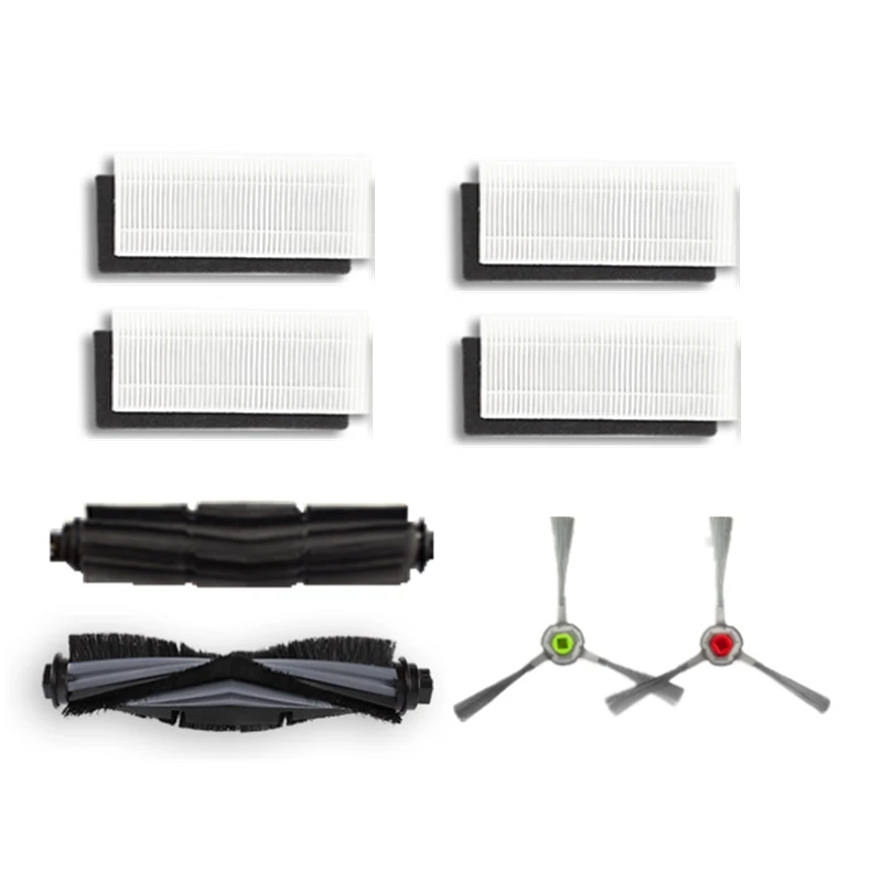 Rodillo de silicona con filtro HEPA para Robot aspirador, cepillo lateral y principal, piezas de repuesto, accesorios de repuesto, para Yeed K650