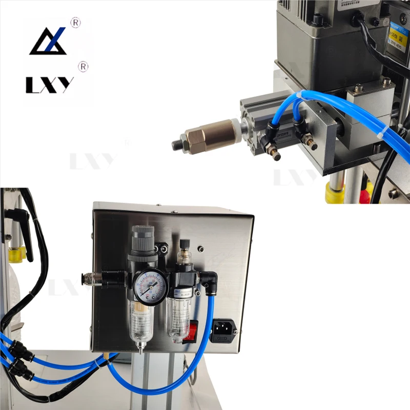 Desktop Automatische Capping Machine Trigge Cap Capper Twist Afdichting Plastic Dropper Uitloop Pouch Fles Capping Machine