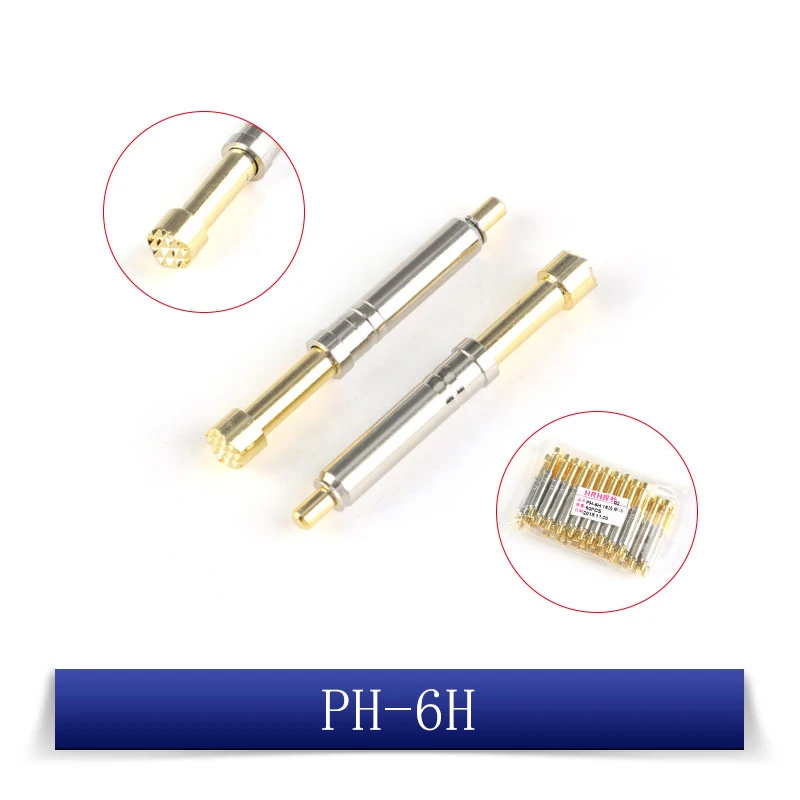 10Pcs/2Pcs Testing Contact Probes Pin PH-2A/2H/3A/3H/4A/4B/4D/4G/4H/6A/6D/6G 5A Retractable Spring Test Probe Pogo Pin