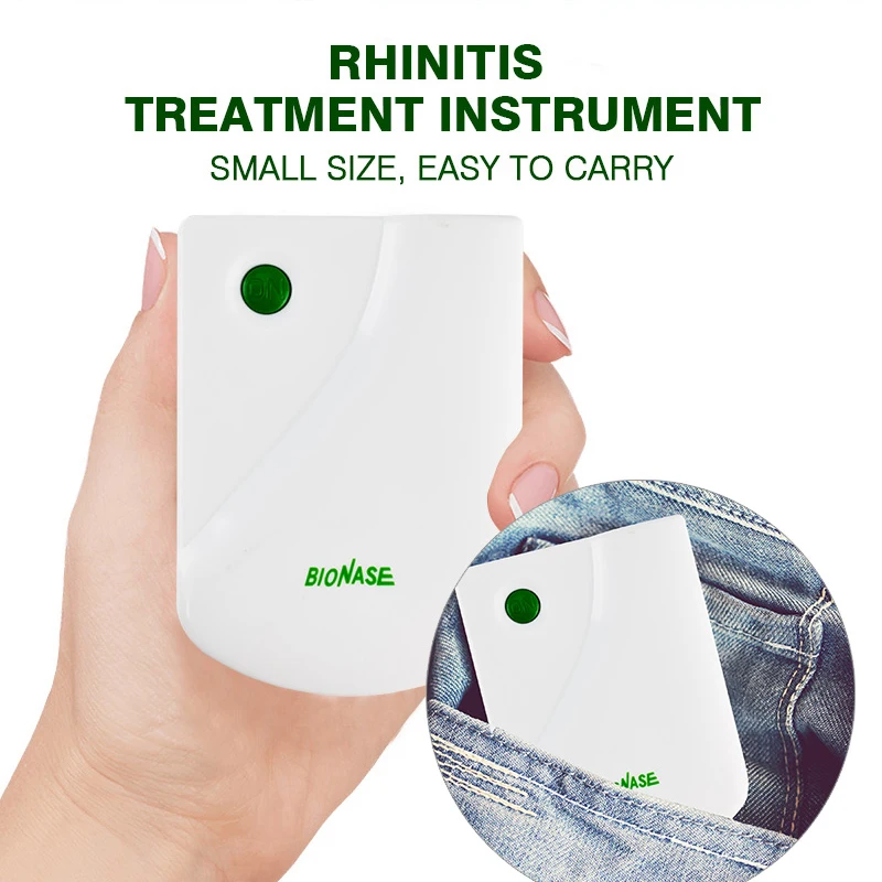 Raiuleko Proxy BioNase Nose Rhinitis Sinusitis Cure Therapy Massage Hay fever Low Frequency Pulse Laser Nose Health Care Machine