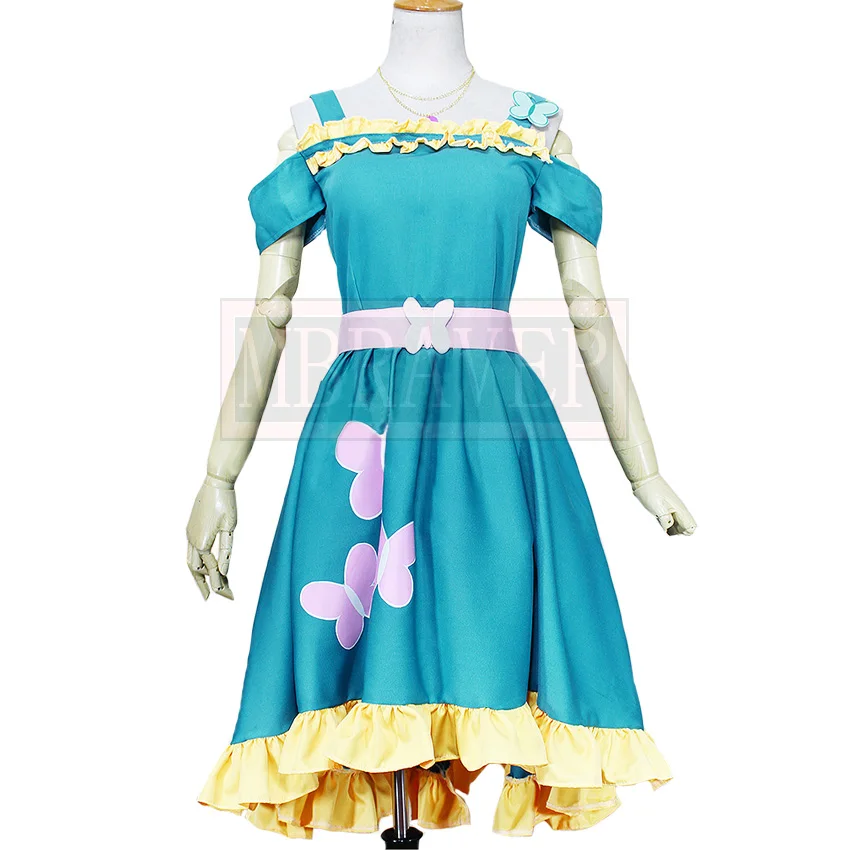 Pony Fluttershy Human Princess Dress Cosplay Costume  Custom Any Size