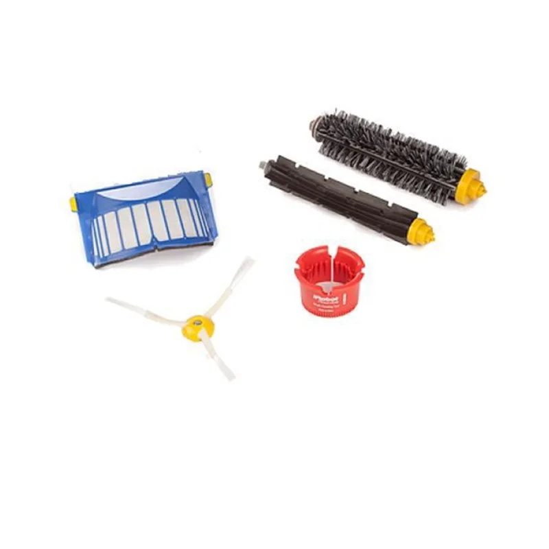 Spazzola laterale filtro Aerovac setola e spazzola flessibile per battitore spazzola pulita per iRobot Roomba 600 610 620 630 650 660