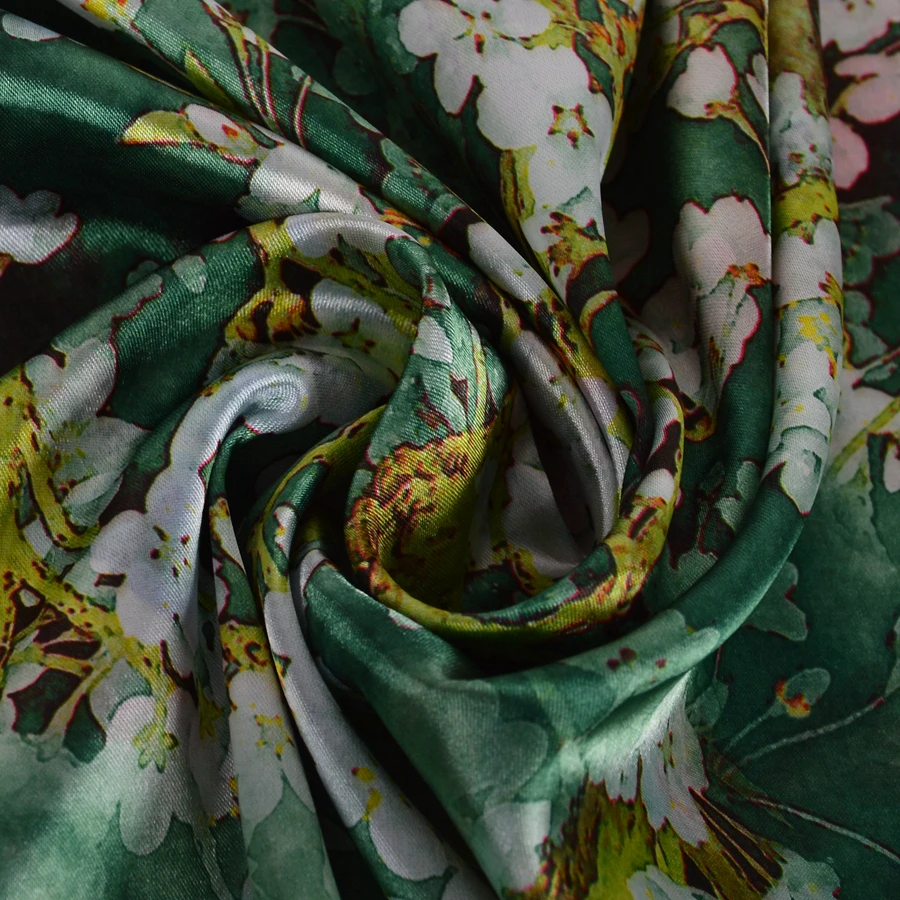 BYSIFA-chal de seda para mujer, Fular largo de doble cara con diseño de Magnolia, estampado Beige y rosa, 160x70cm