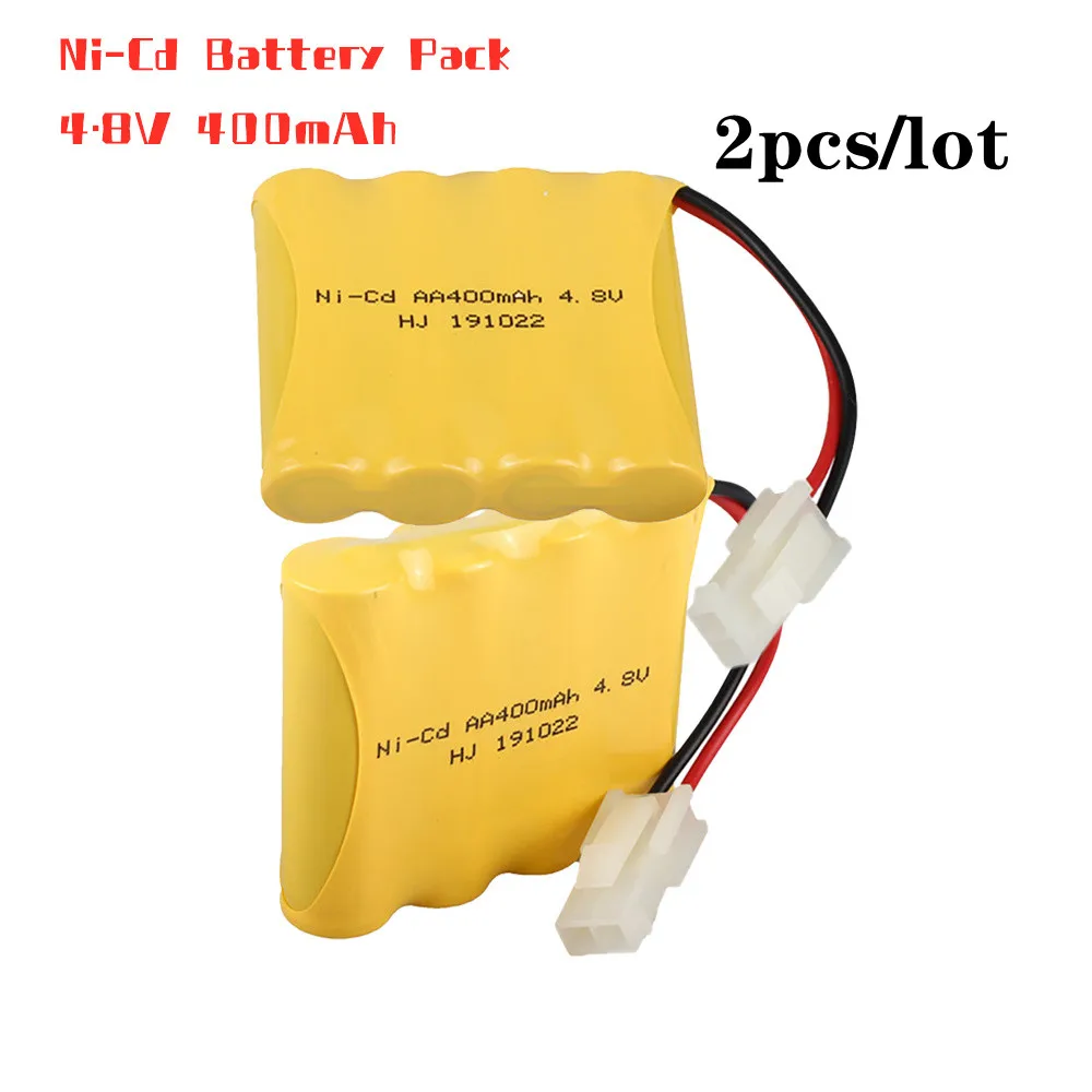 

2pcs/packaging 4.8V 400mAh AA Ni-Cd Battery Set For Huanqi RC Tank 508 550 RC Car HQ 611 605 ect AA Ni-Cd Rechargeable Battery