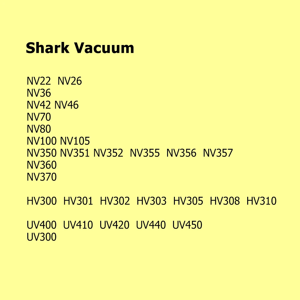 Piezas de repuesto para aspiradora, correa de transmisión de 2 piezas, HTD 3M-207-6, para modelos Shark, HV301, HV302, HV305, HV308, electrodoméstico