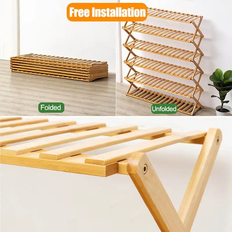 3/4/5 Lapisan Bambu Bunga Rak Plant Stand Multi Bunga Berdiri Rak Bonsai Rak Display Halaman Teras Balkon Bunga berdiri