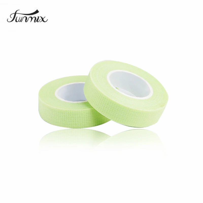 5pcs New Lint-free Tape Green Non-woven Wrap Tape  Under Eye Paper Pads Tape Eye Pads Eyelash Extension tool