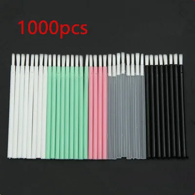 1000pcs Disposable Lip Brush Lipstick Gloss Wands Applicator Makeup Tool Made of plastic and nylon cheap cosmetic