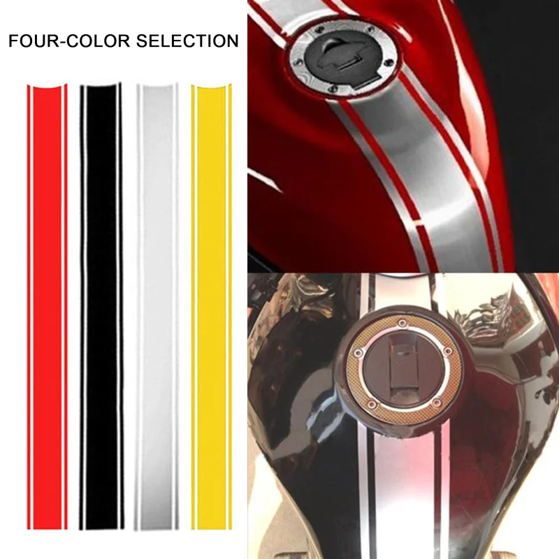 Motorcycle Stickers 1PC 50cm Motorcycle Tank Cowl Vinyl Stripe Pinstripe Decal Sticker For Cafe Racer Motor Styling Decorations