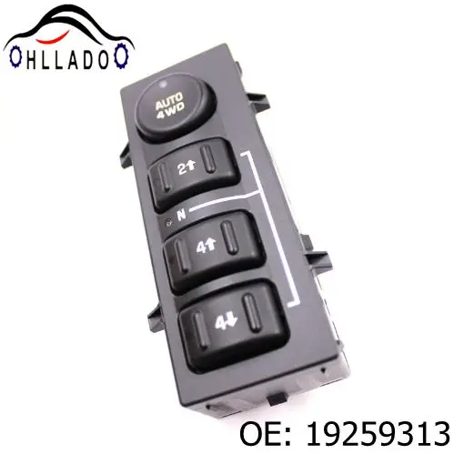 HLLADO Car Front Left Driver Side Electric Power Window Switch Button 19259313 For G M C S ierra S ilverado C adillac A valanche