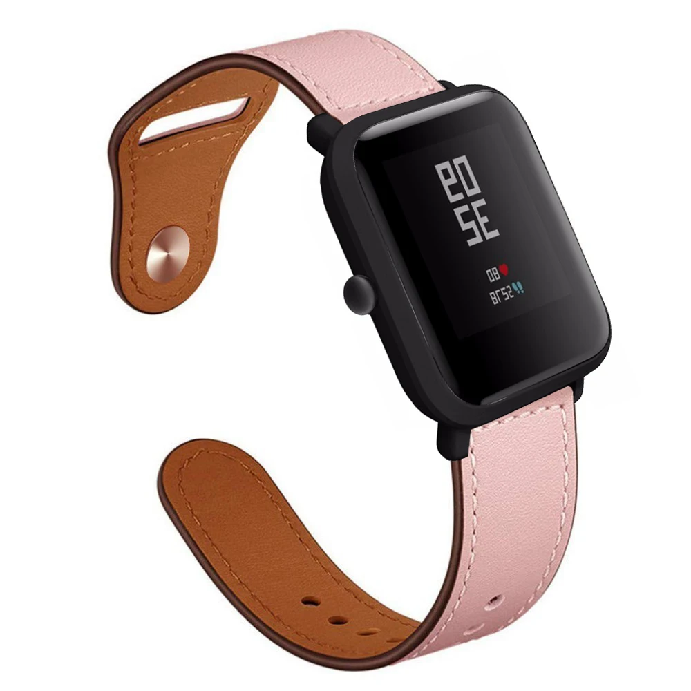 

Новый ремешок для XIAOMI amazfit bip S U PRO ремешок для часов из натуральной кожи браслета amazfit bip lite ремень женские аксессуары