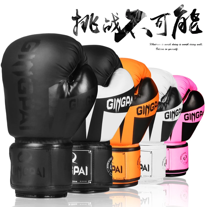 Professionele kinderbokshandschoenen 6oz Kids Free Combat Muay Thai Handschoen Kinderbokshandschoenen voor 5-14 jaar jongens meisjes zwart roze