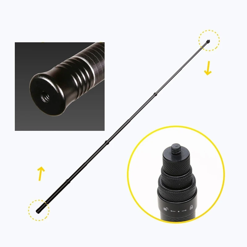 

1.5m Ultralight Carbon Fiber Invisible Handheld Selfie Stick Extendable Pole Monopod For Insta360 ONE X2 ONE R Accessories