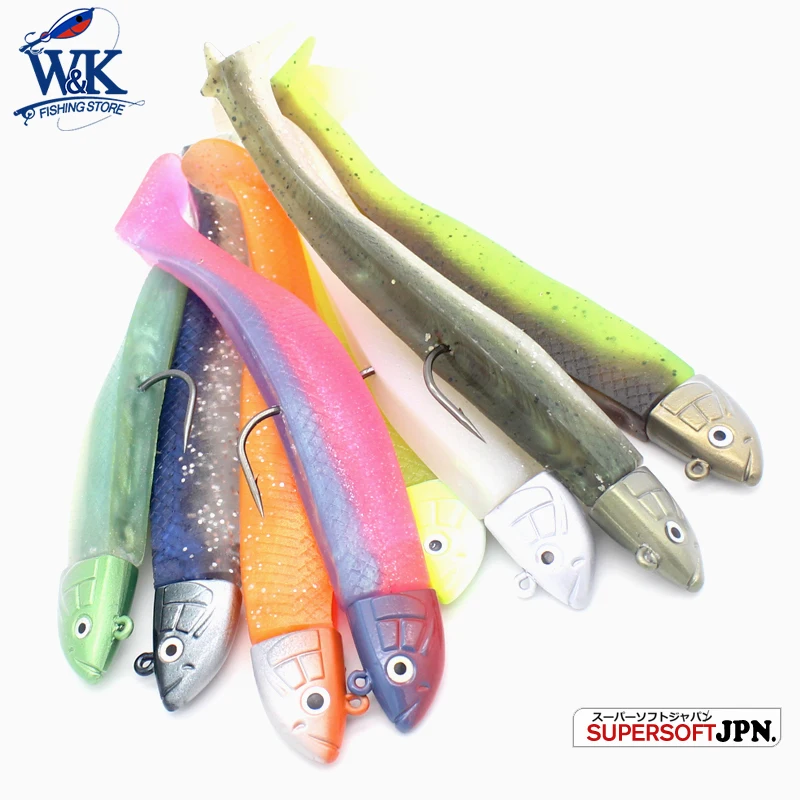 Minnow Lure T140 Kit 45g 12 cm Soft Bait for Zander Pike Fishing Lure Double Color Poured Vinyl Lure Two pcs Soft Lures Set