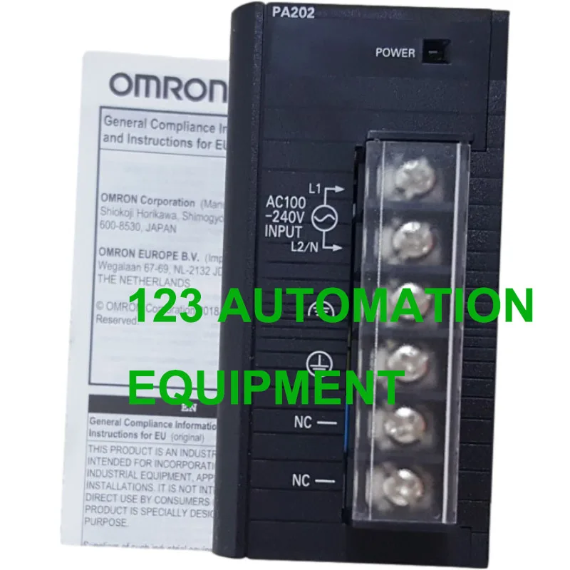 Authentic OMRON CJ1W-PA202 Controller Switching Power Supply Module