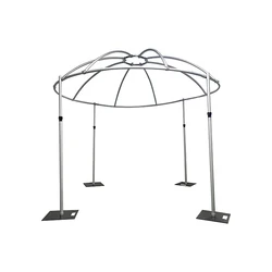 Wintina Pipe and drape dome canopy round wedding mandap /wedding arch/christmas decorations for home/party backdrop