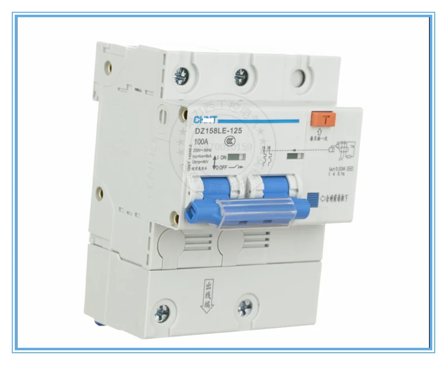 

Leakage protector DZ158LE 4P 80A high-power three-phase four-wire leakage switch 100A