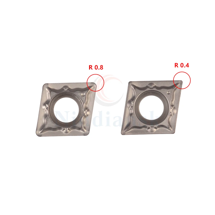 10 pz CCMT09T304-FG inserti in metallo duro LF90 CCMT09T304-FG LF90 utensile per tornitura interno utensili per tornio CNC lama Cermet, per taglio acciaio