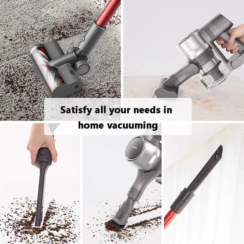 Dreame T20 aspirapolvere portatile a batteria spazzola intelligente per tutte le superfici 25kPa aspiratore per moquette da pavimento tutto In uno