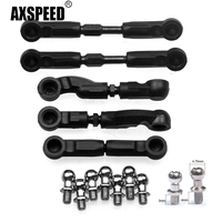 AXSPEED Completed Plastic Tie Rod Set Steel Ball Head End for 3Racing Sakura D4 AWD RWD 1/10 RC Drift Racing Car Accessories