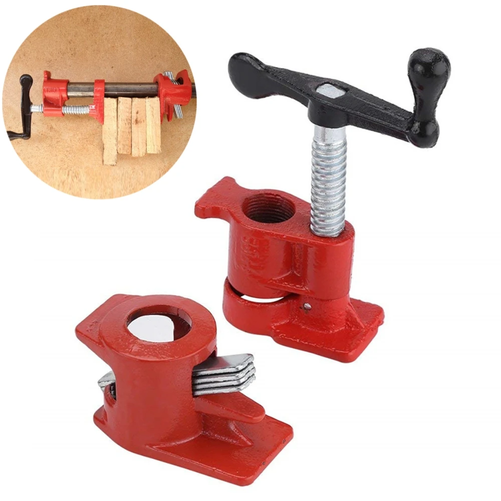 

3/4 OR 1/2 Inch Heavy Duty Pipe Clamp Wood Steel Cast Iron Pipe Clamp Fixtur