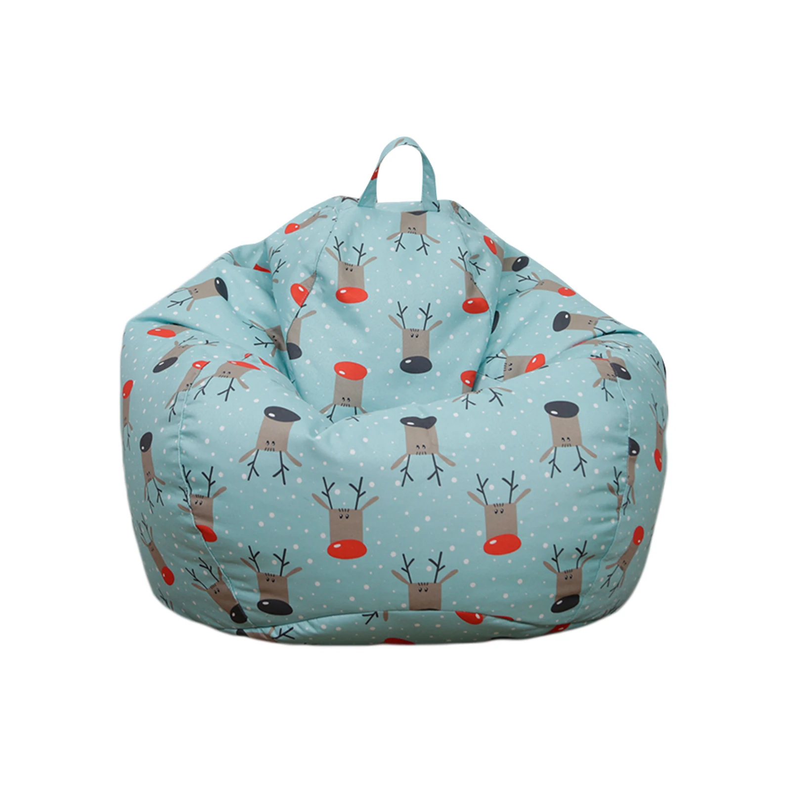 Christmas Bean Bag Cahir Covers Soft Beanbag Cover No Filler Stuffed Animals Storage Solution