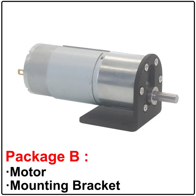jgb37-555 Gear Reduction Motor 12V Mini Electric  Motor 24V All Metal Gears Reversible Motor Reducer High Torque 35KG.cm