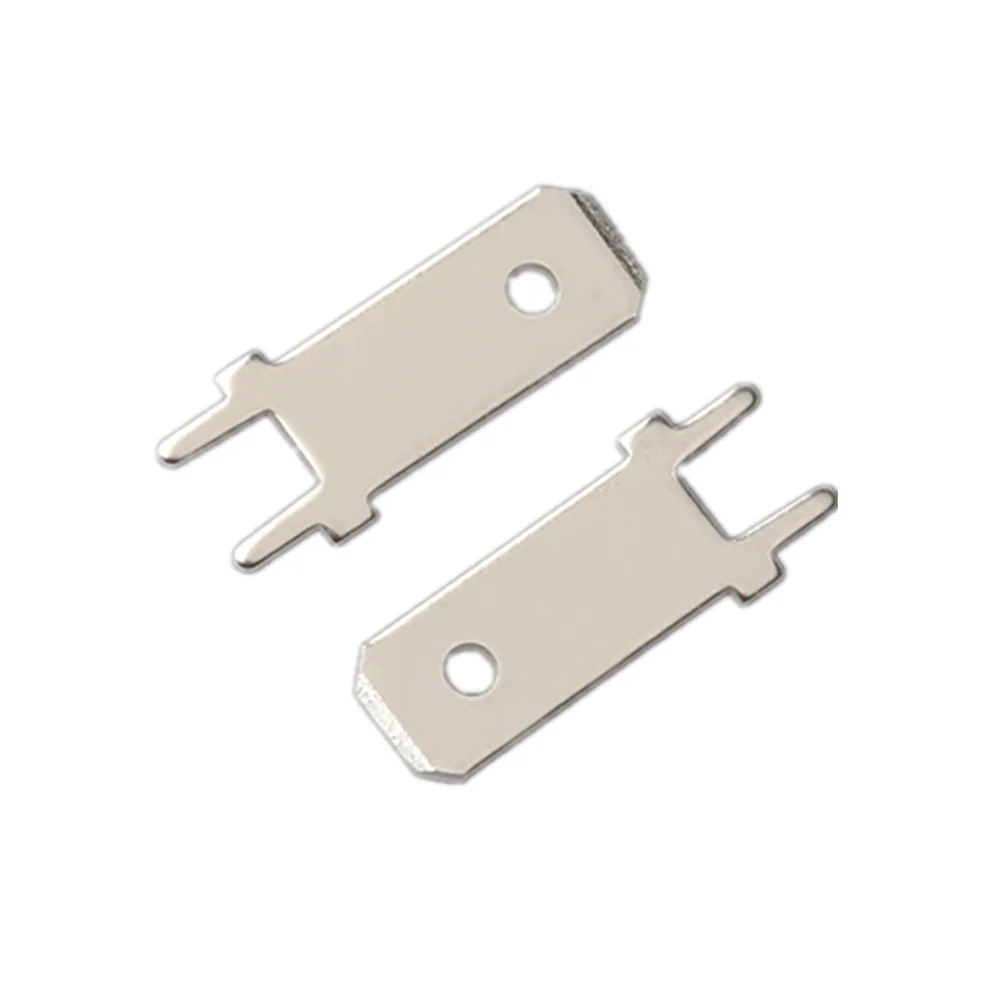 50pcs/100pcs 6.3 Lengthened inserts 6.3mm PCB solder terminals PCB solder inserts