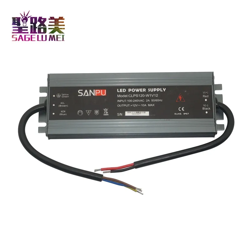 Bild 6: LED ultra-dünne wasserdichte netzteil IP68 AC110V-220V zu DC12V/ DC24V transformator 45W/60W/100W/120W/150W/200W/300W led-treiber