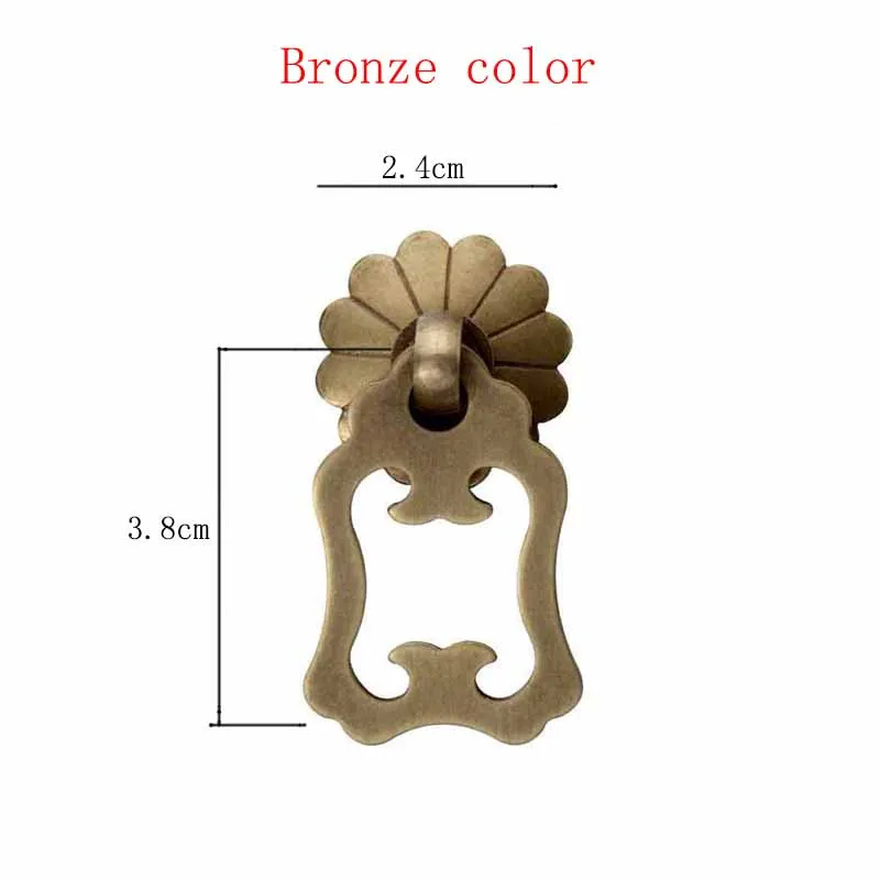 COTOM 1PCS Vintage Furniture Handle Door Knobs Small Brass Cabinet Handles Drawer Cupboard Kitchen Pull Handle Furniture Dec