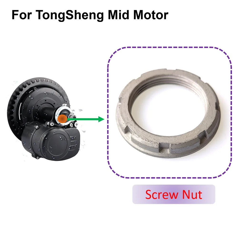 Tongsheng TSDZ2 Mid Drive Motor Electric Bicycle Ebike Conversion Kit Screw Nut Lock Nut Parts Accessories