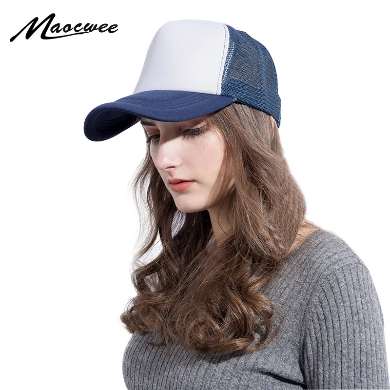 

Summer Baseball Cap Men Cotton Solid Color Fitted Snapback Hats Caps Men Women Bone Mesh Breathable Cap Gorras 2018 Dad Hat