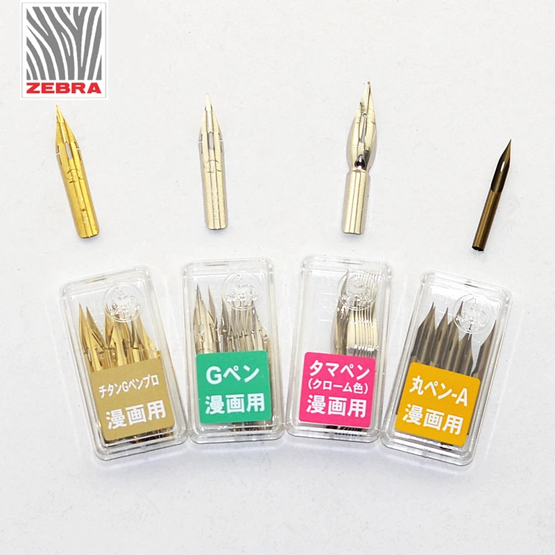 2019 Zebra titanium G pen feather pen cartoon Dip pen feather cartoon pen feather cartoon tool