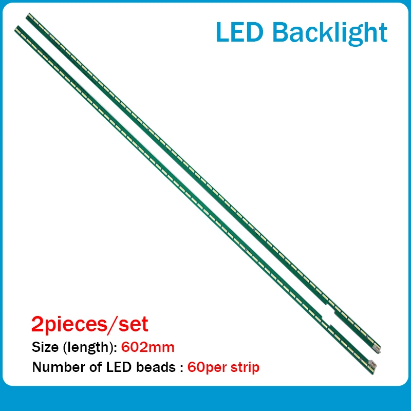 

New Kit 2 PCS 60LED 602mm LED backlight strip for LG 55UF6450 55UH6150 55UF6430 6916L2318A 6916L2319A 6922L-0159A LC550EGE