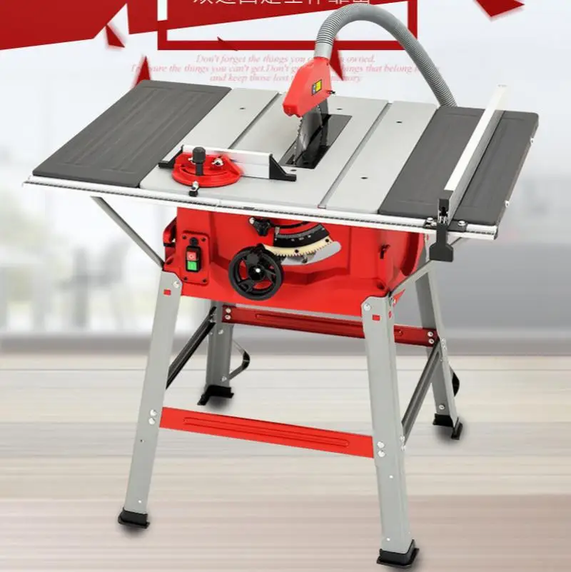10 Inch Dust-Free Saw Sliding Table Saw Panel Saw Multifunctional Woodworking Miter Saw Cutting Machine Circular Saw Machine