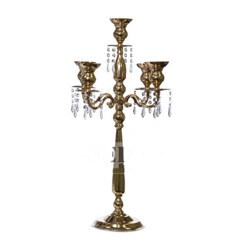 12pcs)Acrylic Tall Centerpiece Candlestick Candelabra for Wedding yudao1798