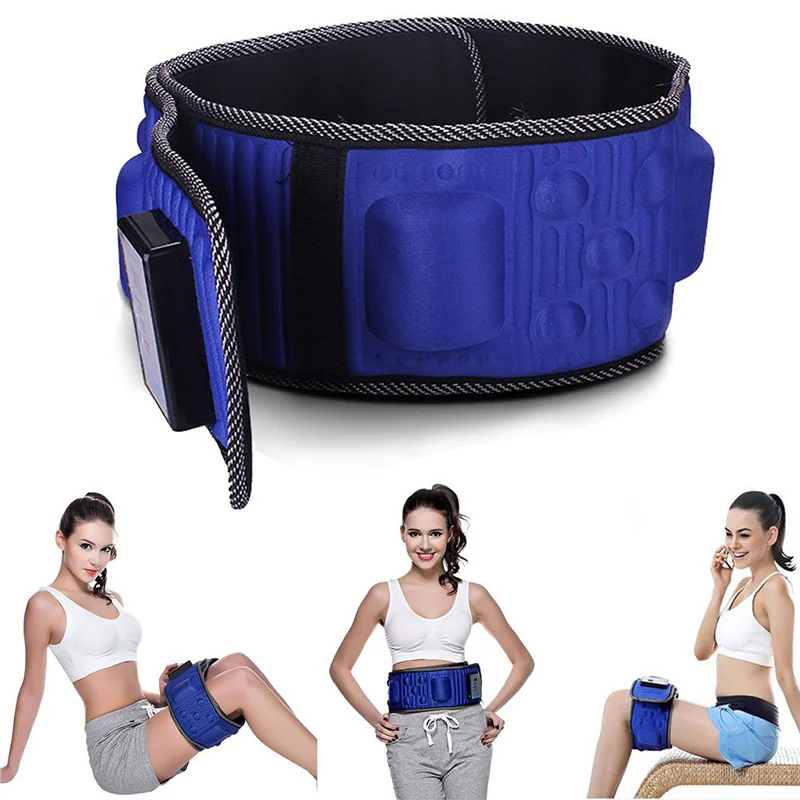 Electric Vibration Massage Slimming Fit Toning Belt Body Massager Muscle Stimulator 5 Motors Weight Loss For Waist Arm Leg