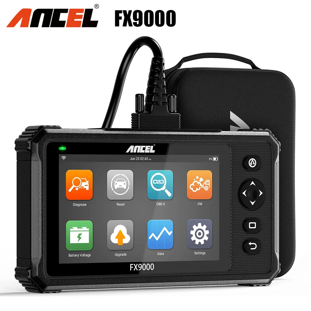 

Ancel FX9000 OBD2 Car Diagnostic Tool Professional All System ABS Airbag EPB DPF SAS TPMS Oil Reset IMMO OBD2 Automotive Scanner