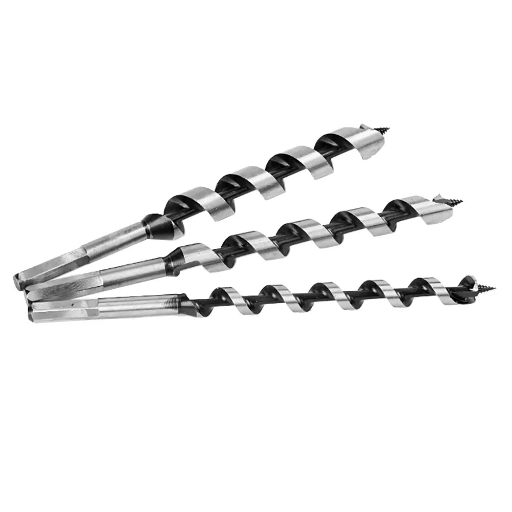 6-25mm Wood Auger Hex Shank Twist Drill Bit Long 230-460mm High-Carbon Steel 6x230 8x230 10x230 12x230 14x230 16x230 18x230