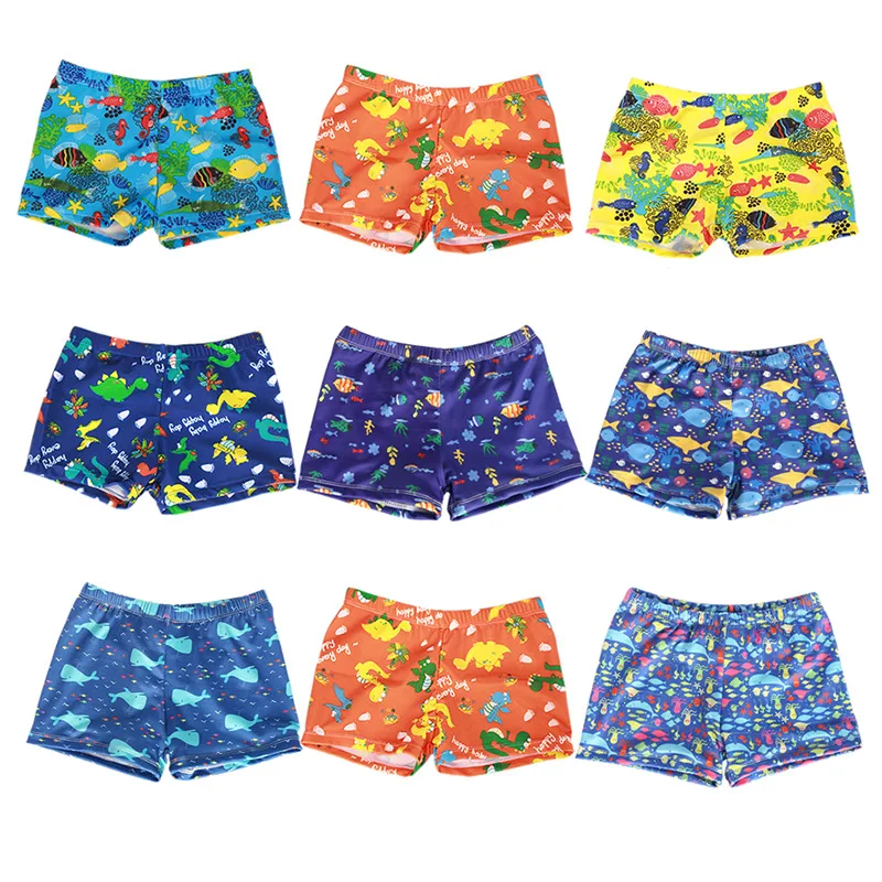 Summer Boy Shorts Beach Swimming Shorts Fast Dry Baby Boy Shorts Sports Children Clothes Pants Swimwear Trunk Plus Size Swimsuit