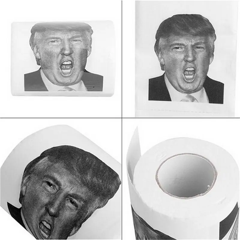 Donald Trump / Hillary / Obama 1 Roll Toilet Paper Presidential Candidate Novelty Creativity Funny Gag Humor Christmas Git